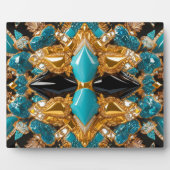 Plaquette met Bahamas kleuren Modern Design Fotoplaat (Voorkant)