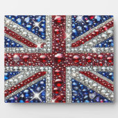 Plaquette met Britse kleuren Modern Design Fotoplaat (Voorkant)