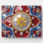 Plaquette met Colombiaanse kleuren Modern Design Fotoplaat (Voorkant)