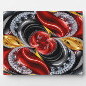 Plaquette met Duitse kleuren Modern Design Fotoplaat (Voorkant)