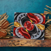 Plaquette met Duitse kleuren Modern Design Fotoplaat (Zijkant)