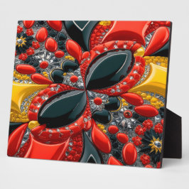 Plaquette met Duitsland Kleuren Modern Design Fotoplaat