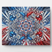 Plaquette met Franse kleuren Modern Design Fotoplaat (Voorkant)