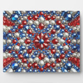 Plaquette met Nederlandse kleuren Modern Design Fotoplaat (Voorkant)