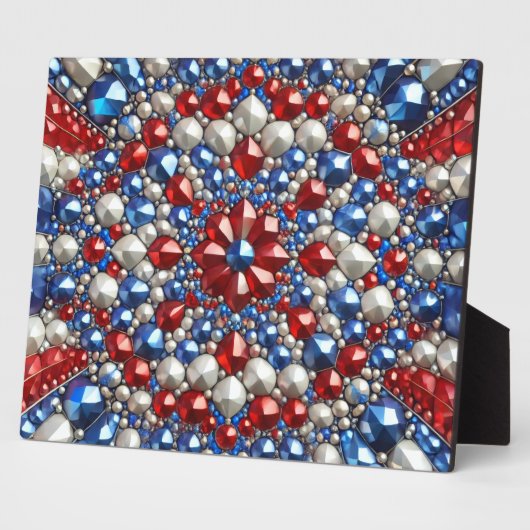 Plaquette met Nederlandse kleuren Modern Design Fotoplaat (Zijkant)