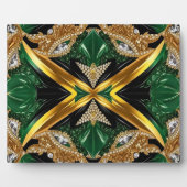 Plaquette met Zuid-Jamaicaanse Modern Design Fotoplaat (Voorkant)