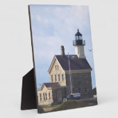 Plaquette North Light Lighthouse Rhode Island Fotoplaat (Zijkant)