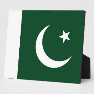Plaquette Pakistaanse vlag Fotoplaat