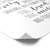 Plaquette 'Ter liefdevolle herinnering' - Degenen  Poster (Hoek)