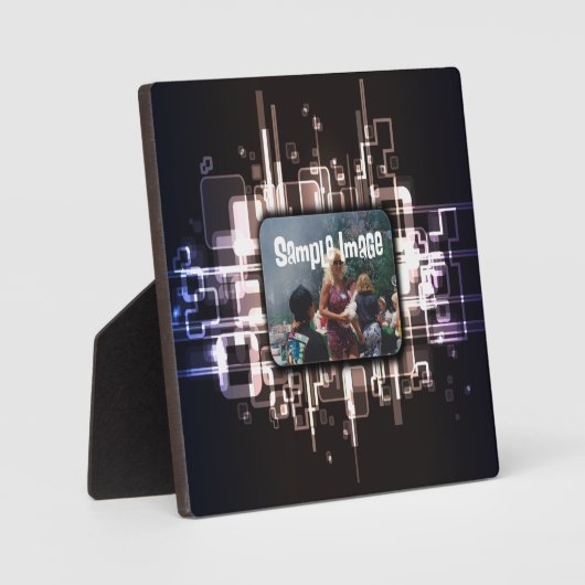 plaquette voor abstracte kunst fotoplaat (Voorkant)