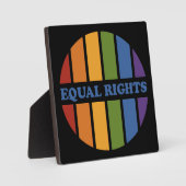 Plaquette voor gelijke rechten fotoplaat (Voorkant)