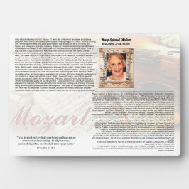 Plaquette voor vrienden fotoplaat