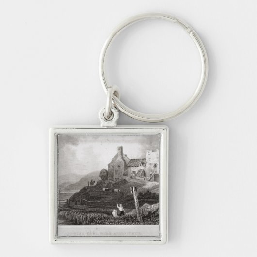Plas Crug, nabij Aberystwyth, Cardiganshire (etchi Sleutelhanger (Voorkant)
