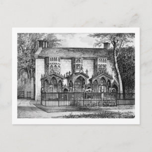 Plas Newyyd, bij Llangollen, Wales, de zetel van L Briefkaart