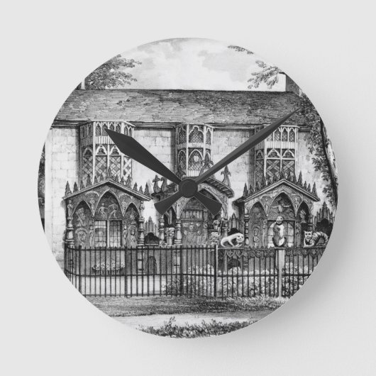 Plas Newyyd, bij Llangollen, Wales, de zetel van L Ronde Klok (Voorkant)