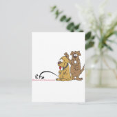 Plas op Kanker van de Borst Briefkaart (Staand voorkant)