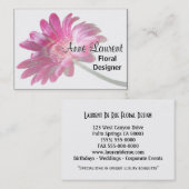 Plasher Bleek bloemblaadjes Professioneel 3,5" x 2 Visitekaartje (Voorkant / Achterkant)