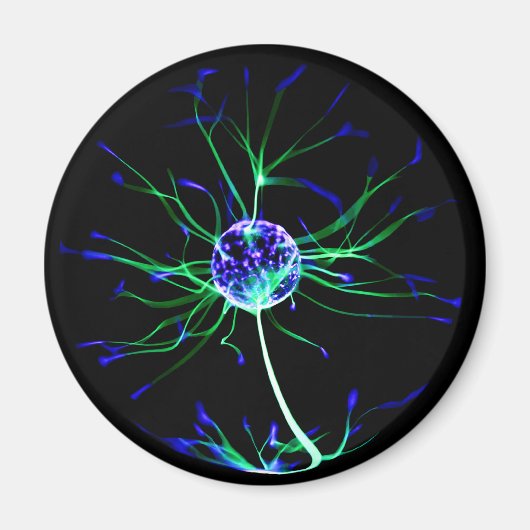 Plasma bal - kiemgroenten magneet (Voorkant)