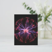 Plasma Ball Briefkaart (Staand voorkant)