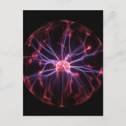 Plasma Ball Briefkaart (Voorkant)