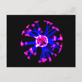 Plasma ball briefkaart