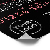 Plasma Ball, elektricien Adverteren Poster (Hoek)