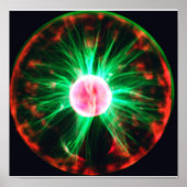 Plasma ball poster (Voorkant)