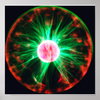 Plasma ball poster