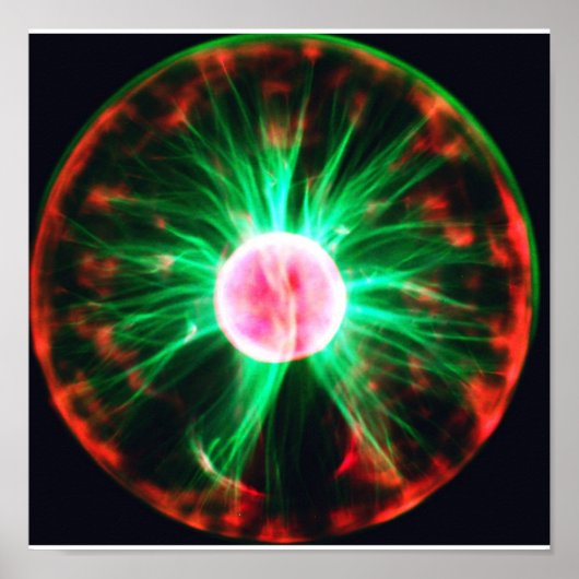 Plasma ball poster (Voorkant)