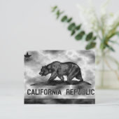Plasma California Flag Briefkaart (Staand voorkant)
