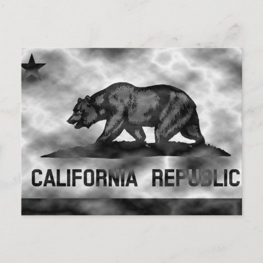 Plasma California Flag Briefkaart (Voorkant)