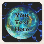 Plasma Electric Kartonnen Onderzetters (Voorkant)