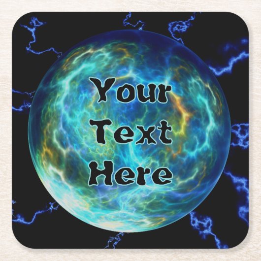 Plasma Electric Kartonnen Onderzetters (Voorkant)