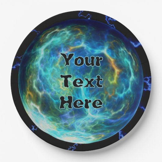 Plasma Electric Papieren Bordje (Voorkant)