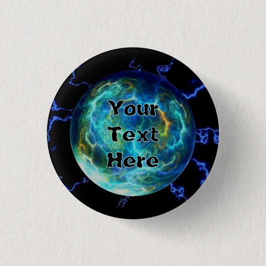 Plasma Electric Ronde Button 3,2 Cm (Voorkant)