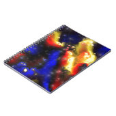 plasma fractal patroon notitieboek (Linkerzijde)