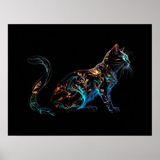 Plasma-kat Poster (Voorkant)