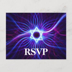 Plasma magen bar/bat mitswa RSVP Kaartje
