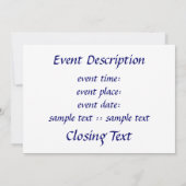 Plasma Magen Bar/Bat Mitzvah Kaart (Achterkant)