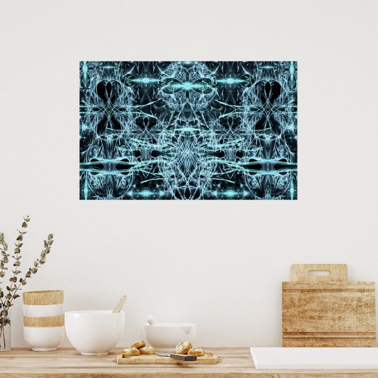 Plasmalicht Poster (Keuken)