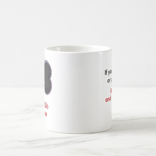 plassen en weglopen van mok (Center)