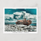 Plassey Wreck Briefkaart (Voorkant)