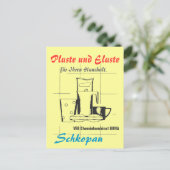 Plaste und Elaste DDR Briefkaart (Staand voorkant)