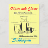 Plaste und Elaste DDR Briefkaart (Voorkant)