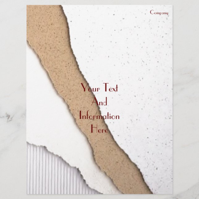 Plaster Coating Letterhead (Voorkant)