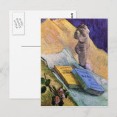Plaster Statuette, a Roos and Novels - van Gogh Briefkaart (Voorkant / Achterkant)