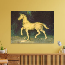 Plaster Statuette of a Horse van Vincent van Gogh Canvas Afdruk