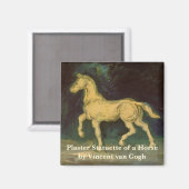 Plaster Statuette of a Horse van Vincent van Gogh Magneet (Voorkant / Achterkant)