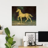 Plaster Statuette of a Horse van Vincent van Gogh Poster (Thuiskantoor)
