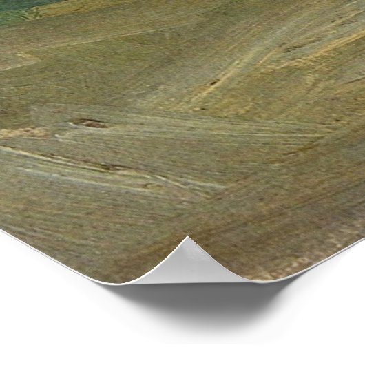 Plaster Statuette of a Horse van Vincent van Gogh Poster (Hoek)